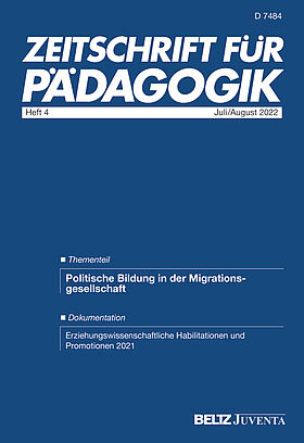 Zeitschrift für Pädagogik 4/2022