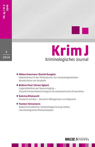 Kriminologisches Journal 3/2014