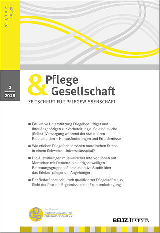 Pflege & Gesellschaft 2/2015