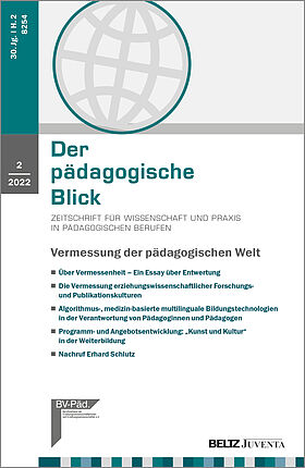 Der pädagogische Blick 2/2022