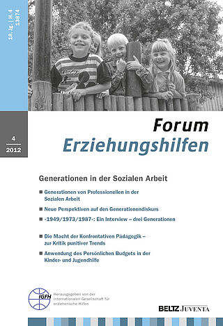 Forum Erziehungshilfen 4/2012