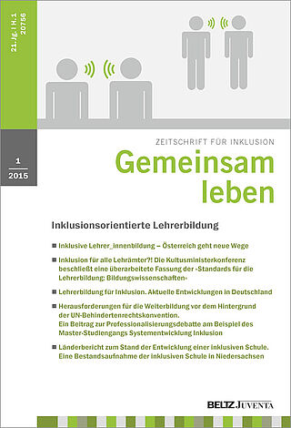 Gemeinsam Leben 1/2015