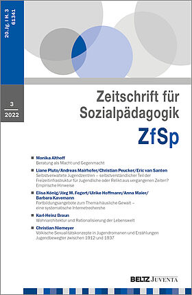 Zeitschrift für Sozialpädagogik 3/2022