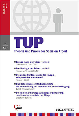 Theorie und Praxis der sozialen Arbeit 1/2017