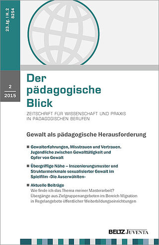 Der pädagogische Blick 2/2015