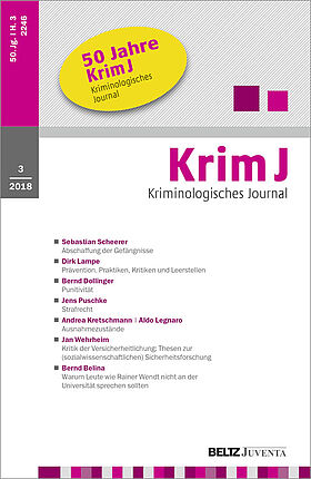 Kriminologisches Journal 3/2018