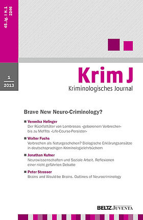 Kriminologisches Journal 1/2013