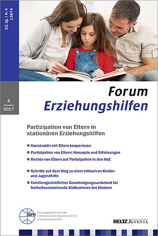 Forum Erziehungshilfen 4/2017