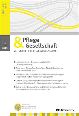 Pflege & Gesellschaft 3/2015