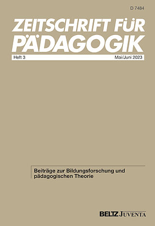 Zeitschrift für Pädagogik 3/2023