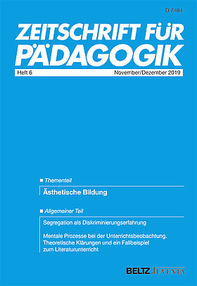 Zeitschrift für Pädagogik 6/2019