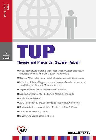 Theorie und Praxis der sozialen Arbeit 6/13