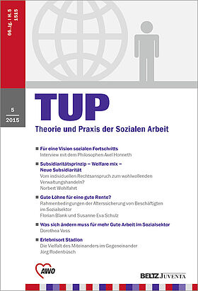 Theorie und Praxis der sozialen Arbeit 5/2015