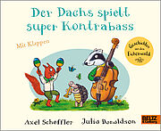 Der Dachs spielt super Kontrabass