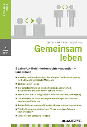 Gemeinsam Leben 3/2014