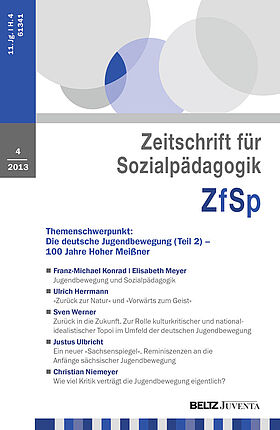 Zeitschrift für Sozialpädagogik 4/2013