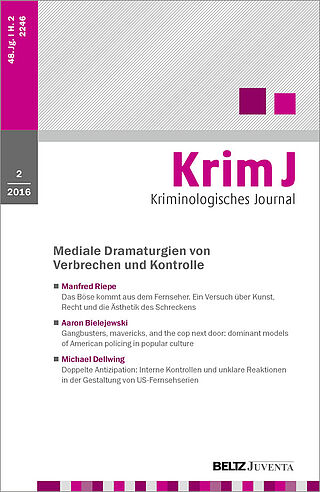 Kriminologisches Journal 2/2016