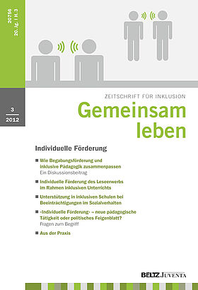 Gemeinsam Leben 3/2012