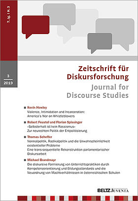 Zeitschrift für Diskursforschung 3/2019