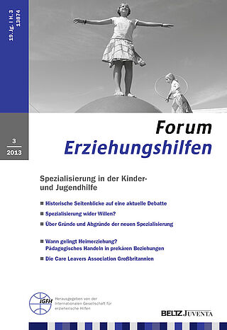 Forum Erziehungshilfen 3/2013