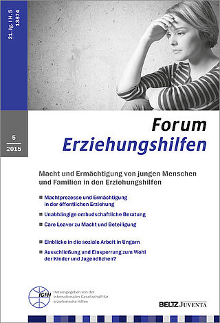 Forum Erziehungshilfen 5/2015