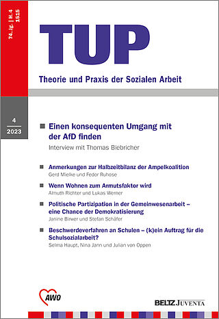 Theorie und Praxis der sozialen Arbeit 4/2023