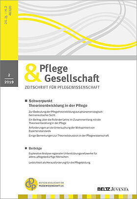 Pflege & Gesellschaft 2/2019