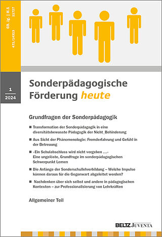 Sonderpädagogische Förderung 1/2024