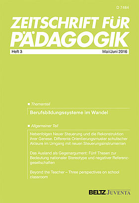 Zeitschrift für Pädagogik 3/2016