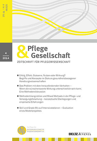 Pflege & Gesellschaft 4/2014