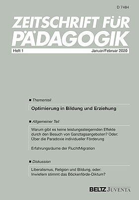 Zeitschrift für Pädagogik 1/2020