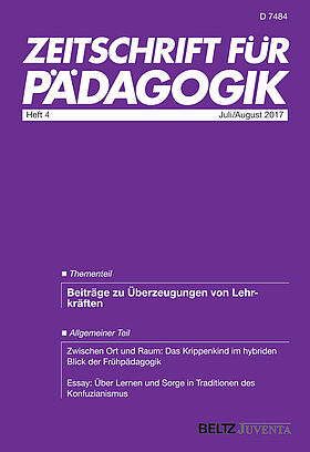 Zeitschrift für Pädagogik 4/2017