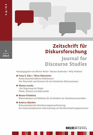 Zeitschrift für Diskursforschung 3/2014