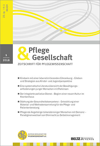 Pflege & Gesellschaft 1/2018