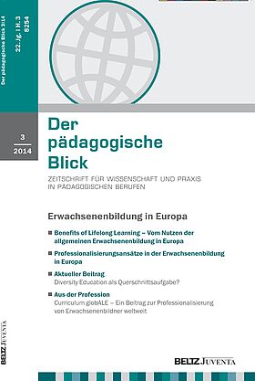 Der pädagogische Blick 3/2014