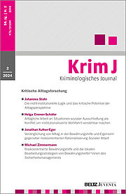 Kriminologisches Journal 2/2024