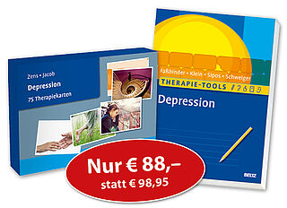 »Therapie-Tools Depression« und »Depression. 75 Therapiekarten«