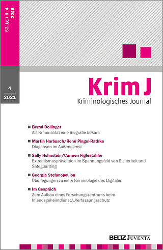 Kriminologisches Journal 4/2021