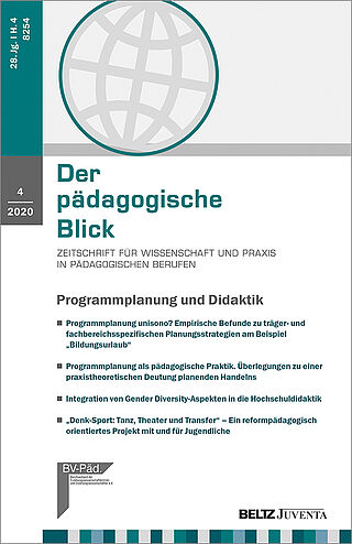 Der pädagogische Blick 4/2020