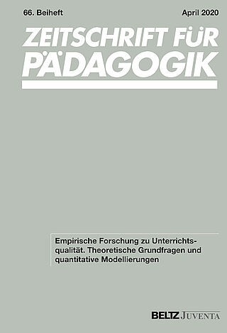 Empirische Forschung zu Unterrichtsqualität