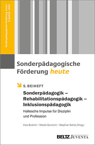 Sonderpädagogik – Rehabilitationspädagogik – Inklusionspädagogik