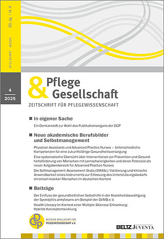 Pflege & Gesellschaft 04/2025