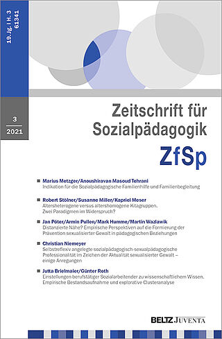 Zeitschrift für Sozialpädagogik 3/2021
