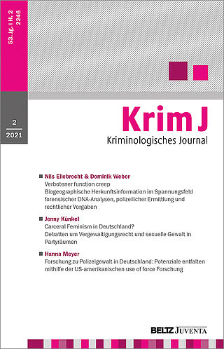 Kriminologisches Journal 2/2021