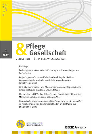 Pflege & Gesellschaft 2/2022