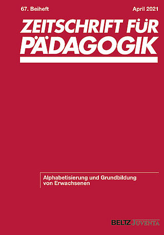 Zeitschrift für Pädagogik 67. Beiheft 2021