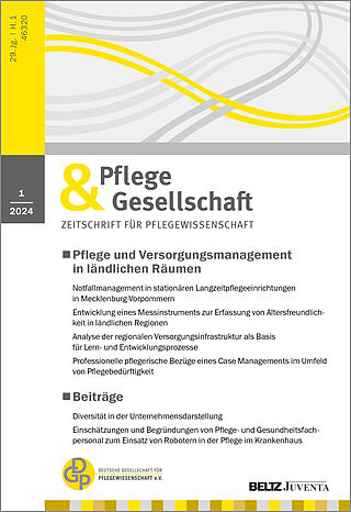 Pflege & Gesellschaft 1/2024