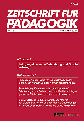 Zeitschrift für Pädagogik 2/2021