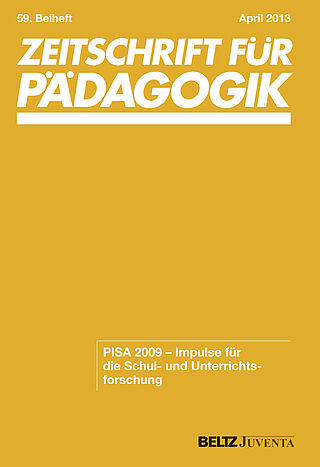 PISA 2009 - Impulse für die Schul- und Unterrichtsforschung