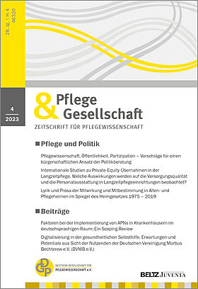 Pflege & Gesellschaft 4/2023